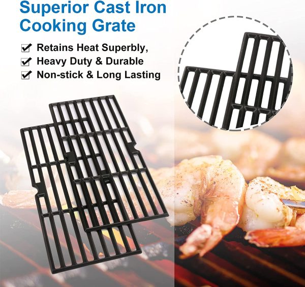 Cooking Grid Grates Kit for Kenmore 4 Burner 119.16311, 16311, 640-784047-110 Gas Grills For Sale - Image 4
