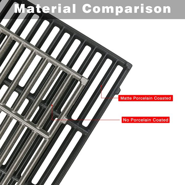 BBQ Grates Kit for Broil King 9887-44, 9887-47, 9887-82, 9887-83, 9887-86 4 Burner Grill on Sale - Image 3