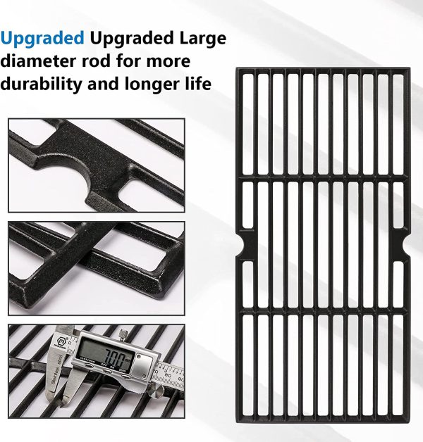 Cooking Grates for Char-Broil 463714514, 463714914, 463714915, 463724511, 463724512, 463724514 Charcoal & Gas Combo Smoker Grills Supply - Image 3