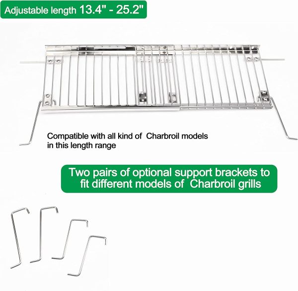 Warming Rack for Arkla 3001K, 3021K, 353KC, 4051K, 4052K, 4202K, 4444K, A30A, GA301517, GA350617, R4041, R4451, R5272, R528C, R568C Model Grills For Discount - Image 3