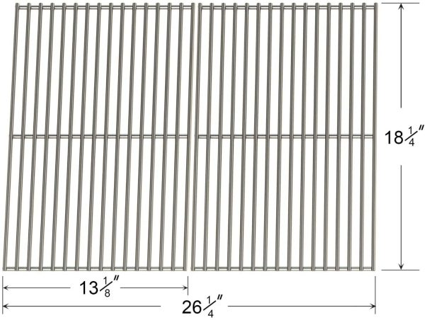 Cooking Grates for Char-Broil 4 Burner 415.16944010, 415.16943010, 415.16942010, 415.16941010, 415.16647900, 415.16646900, 415.16645900 Gas Grills Sale - Image 3