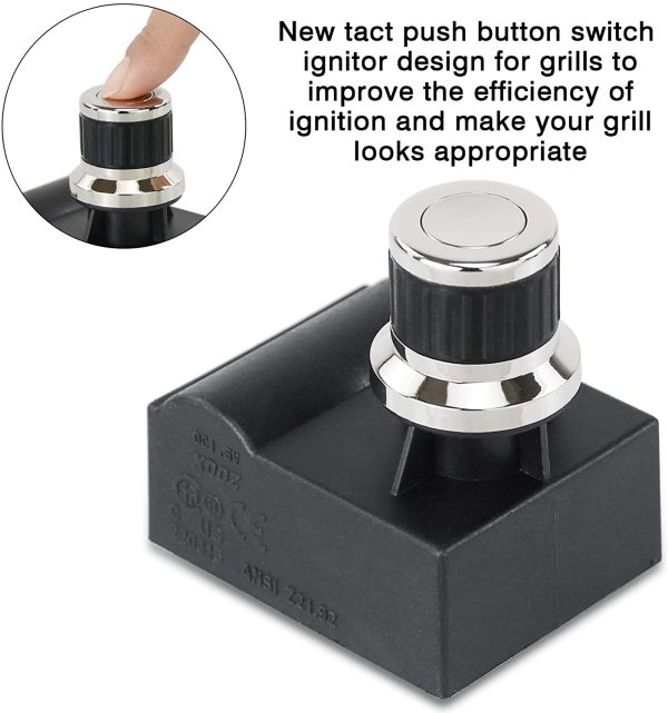 Electronic Spark Generator Push Button Ignition Switch for Vermont Castings 4-6 Burner Gas Grills Discount - Image 5