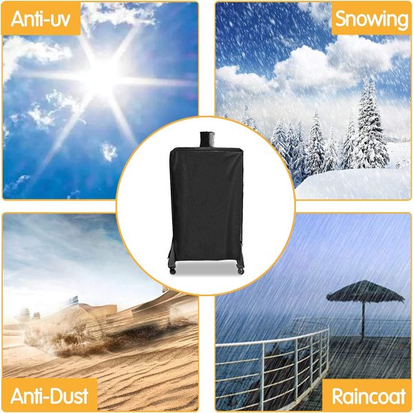 Premium Grill Cover 73550 for Pit Boss Vertical Smoker PBV5PW1, PBV4PS1, PVB4PS2, PBV5P1 Grills Online Hot Sale - Image 5