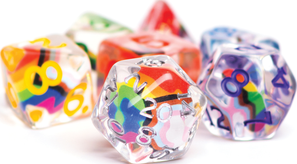 Dungeons & Dragons: Progress Pride Dice Set Hot on Sale