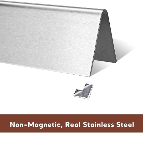 17.5   Flavorizer Bars for Weber Genesis Front Knobs S310, S330 Grills, 7620 7621 SUS 304 Stainless Steel Replacement Kit Sale - Image 4