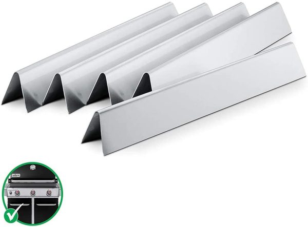 17.5   Stainless Steel Flavorizer Bars 7620 for Weber Front Knobs Genesis S310, S320, S330 Grills Online - Image 3