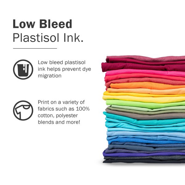 Rapid Cure Silver Glitter Screen Printing Plastisol Ink Hot on Sale - Image 4