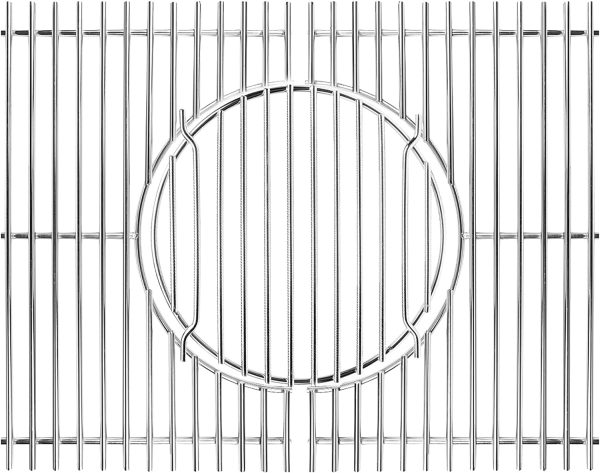 GBS Cooking Grates Kit for Weber SmokeFire EX4 and EX6 Pellet Smoker Grills, Gourmet Barbeque System Grid Set Hot on Sale