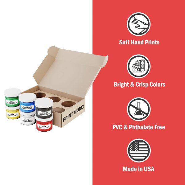 Ecotex® Water Based Screen Printing Ink Basic Kit Cheap - Image 2