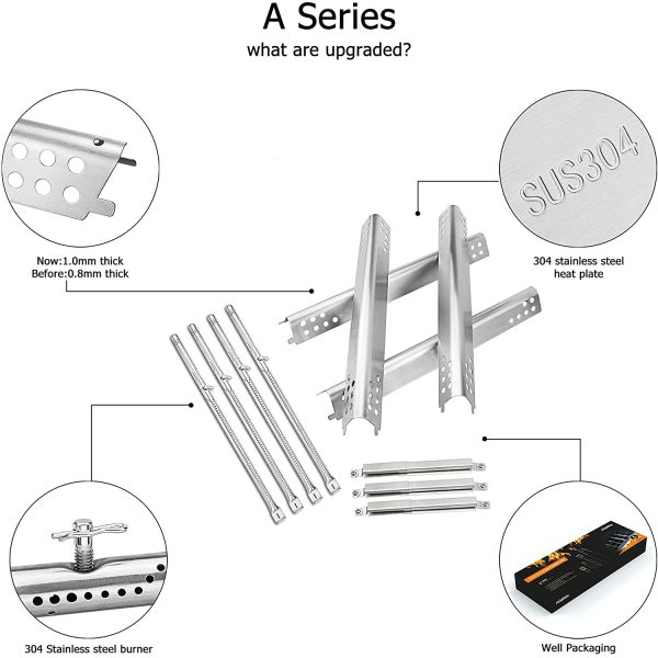 Grills Repair Kit for Char-broil 463377420, 466342119, 466347017, 466347019 4 Burner Performance Gas Grills Online now - Image 4