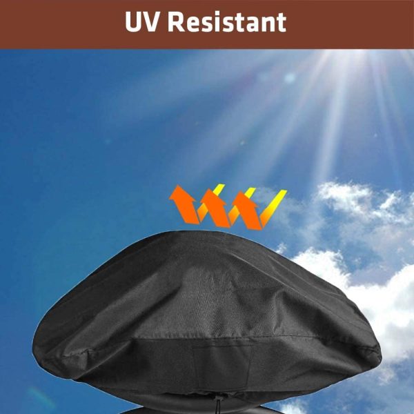 7111 Grill Cover for Weber Q200, Q2000 Series Gas Grills, fits Char Q, Medium Q, Q200, Q220, Q240, Q2000, Q2200, Q2400 Models Online - Image 2