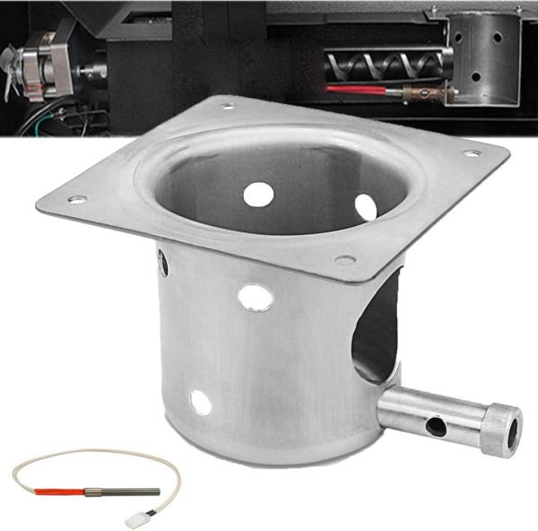 Fire Burn Pot + Hot Rod Ignitor for Traeger Select Pro BBQ400 Pellet Grill, Replacement Parts with Screws and Fuse Fashion - Image 3