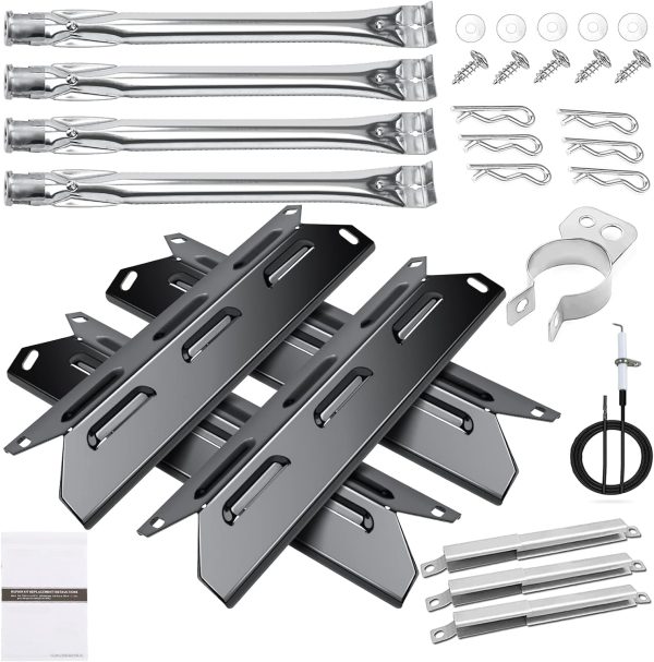 Grill Parts Repair Kit for BBQ Pro 146.2367631, 146.23676310, 146.23770310, Burner Tube, Heat Plate Shield, Crossover Kit For Discount