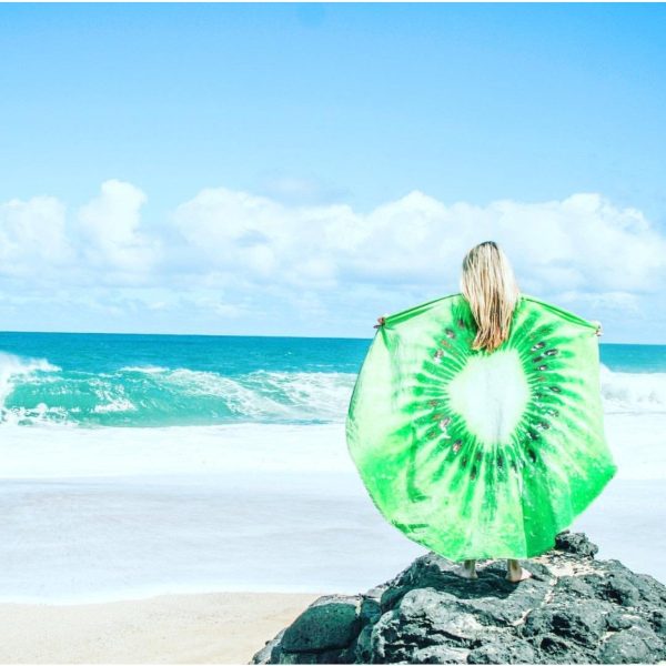 The Salty Kiwi - Round Fruit Beach Towel Fashion - Image 2