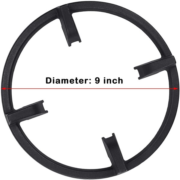 Universal Wok Ring Gas Stove Burner Grate for Bosch HGI8054UC HDI8054U GE Appliances JGBS66REKSS JGB660SEJSS etc Online - Image 2