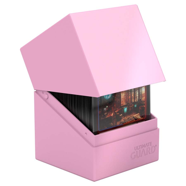 Ultimate Guard: Boulder 100+ Deck Box - Solid Pastel: Candy Pink For Sale
