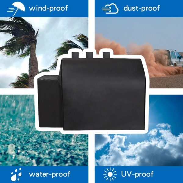 Grill Cover 62L x 25D x 50H   for Char-Griller 8080 Duo & Double Play 5050, 5650 Gas and Charcoal Grill without Side Fire Box Hot on Sale - Image 3
