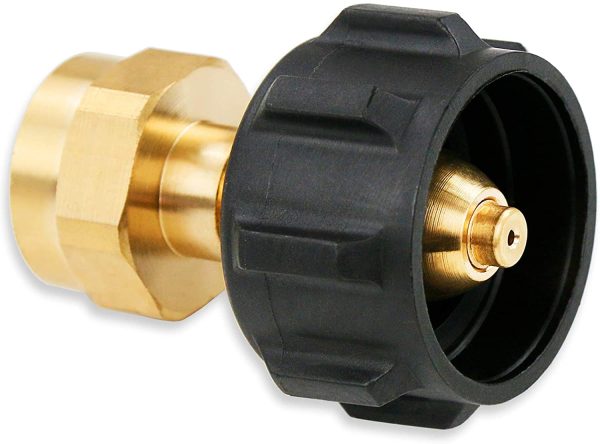 Propane Refill Adapter Fill from 1lb to 20lb, LP Gas Cylinder Tank Coupler Fits QCC1   Type1 Propane Tank and 1 lb Throwaway Disposable Cylinder on Sale