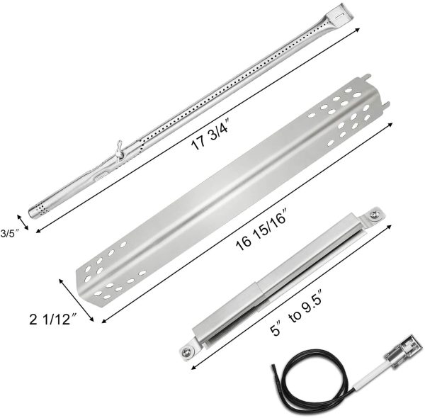 Replacement Parts Kit for Char-broil 463373319, 463373019, 463243519 5 Burner Performance Gas Grills, 304SS Version For Sale - Image 3