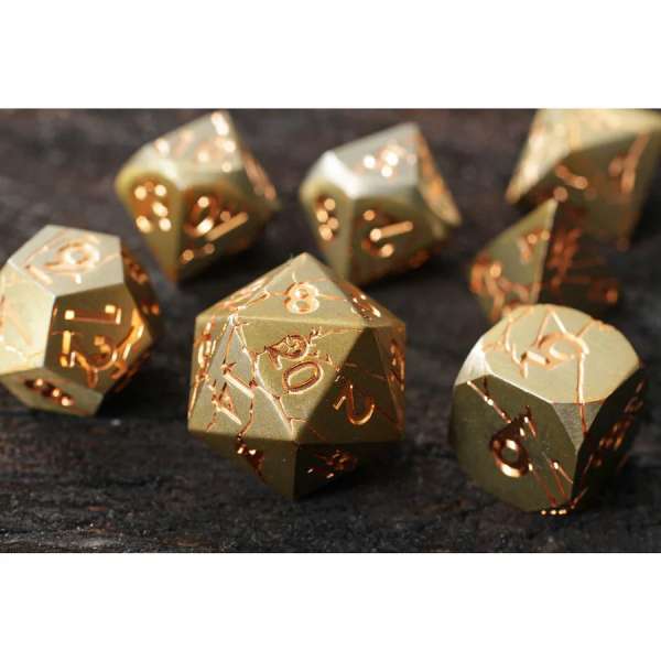 Forged Gaming: Dwarven Pride - Metal RPG Dice Set Online now - Image 3