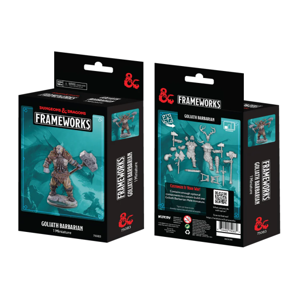 D&D WizKids Frameworks: Goliath Barbarian Male Hot on Sale