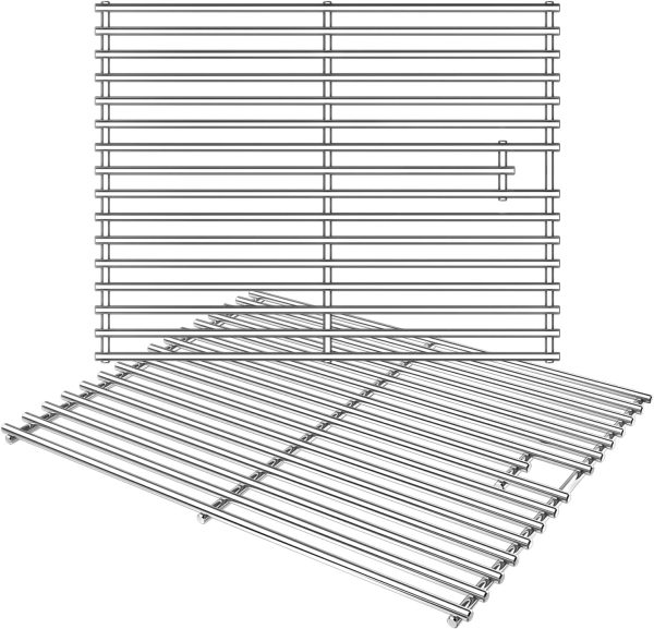 BBQ Grates for most 4-5 Burner Nexgrill Gas Grills, 720-0830H, 720-0888N, 720-0670 etc, 17 X 26.4   For Sale