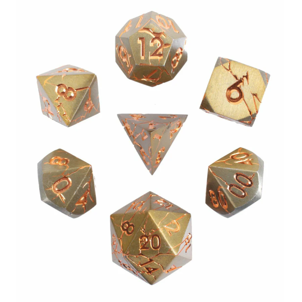 Forged Gaming: Dwarven Pride - Metal RPG Dice Set Online now