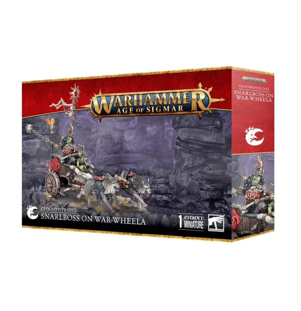 Games Workshop: Age of Sigmar - Gloomspite Gitz - Snarlboss on War-Wheela (89-91) For Sale