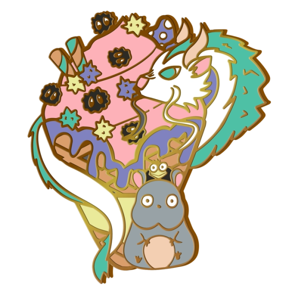 Naytendo: Studio Ghibli Spirited Away Ice Cream Enamel Pin For Discount