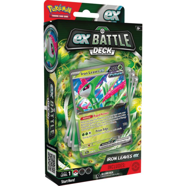 Pokemon TCG: Tapu Koko ex and Iron Leaves ex Battle Decks For Sale