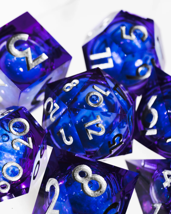 Dispel Dice: Trina s Lily 7-Piece Liquid Core Dice Set on Sale - Image 2