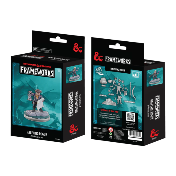 D&D WizKids Frameworks: Male Halfling Rogue For Discount