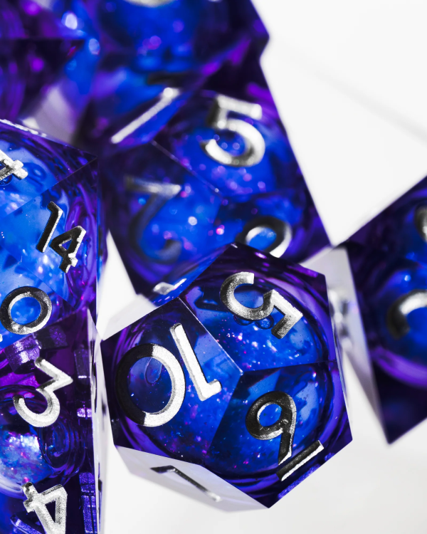 Dispel Dice: Trina s Lily 7-Piece Liquid Core Dice Set on Sale - Image 4