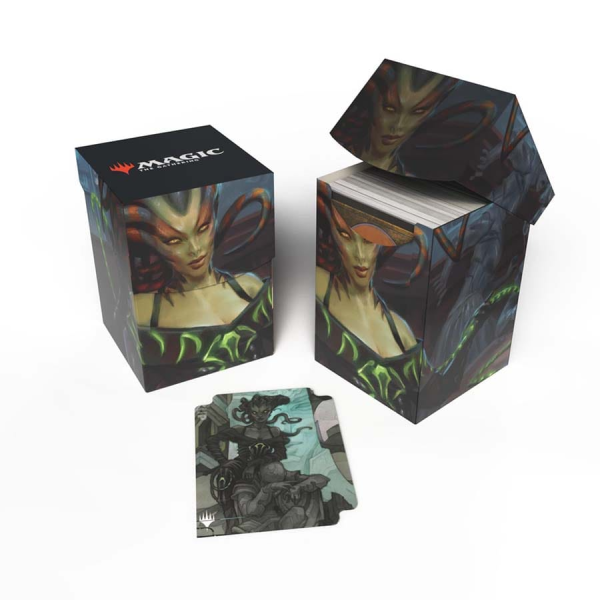 Ultra Pro: 100+ Deck Box - Magic the Gathering - Outlaws of Thunder Junction Key Art 2 - Vraska, the Silencer Online Hot Sale