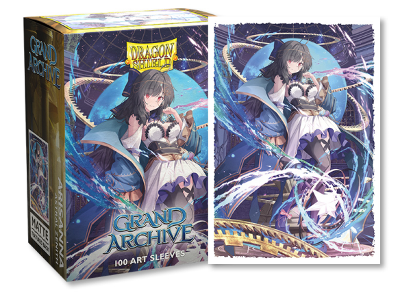 Dragon Shield: Art Deck Protector Sleeves - Standard Size Matte Grand Archive  Arisanna   (100) Fashion