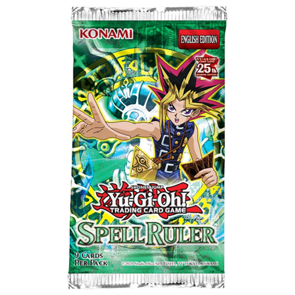 Yu-Gi-Oh CCG: 25th Anniversary - Spell Ruler Booster Pack on Sale