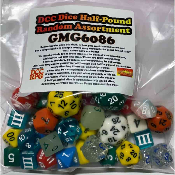 Dungeon Crawl Classics: Dice Half-Pound Random Assortment Supply