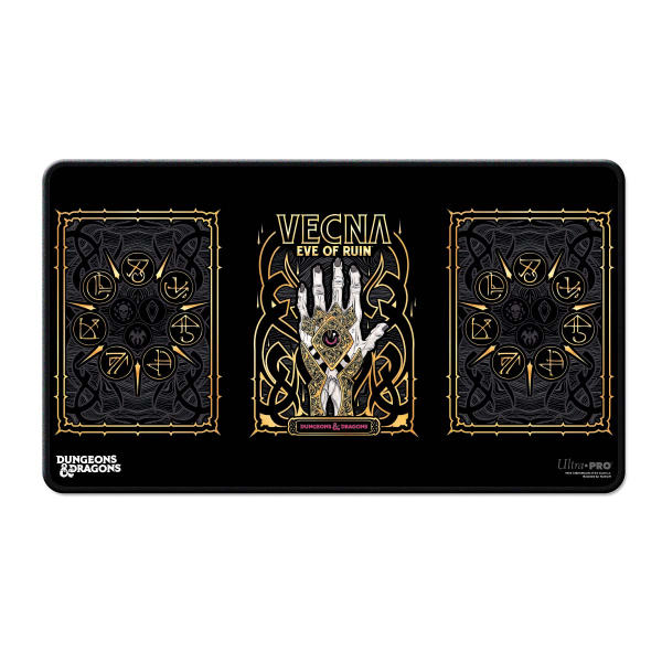 Ultra Pro: Black Stitched Playmat - Dungeons & Dragons - Vecna: Eve of Ruin (Alternate Art) Online now