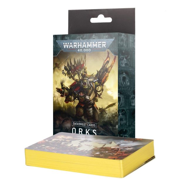 Games Workshop: Warhammer 40,000 - Orks - Datasheet Cards (10th Edition) (50-02-24) Online Hot Sale