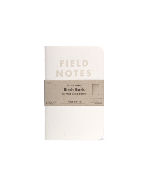 Field Notes: Birch Bark - 3-Pack Memo Book Online Sale