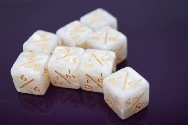 Foam Brain Games: -1 -1 Pearl White Counters for Magic - set of 8 Sale - Image 2