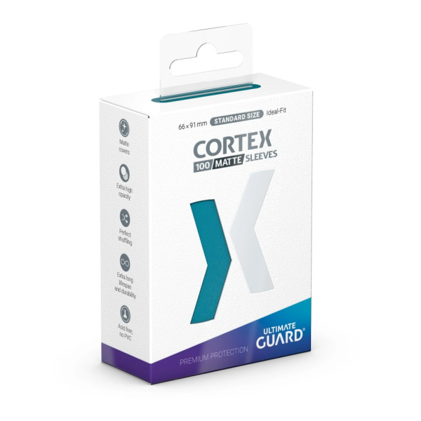 Ultimate Guard: Cortex Sleeves - Standard Size Matte Petrol (100) Hot on Sale