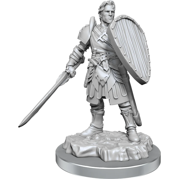 D&D Nolzur s Marvelous Miniatures: Human Fighters W21 - Unpainted For Cheap - Image 3
