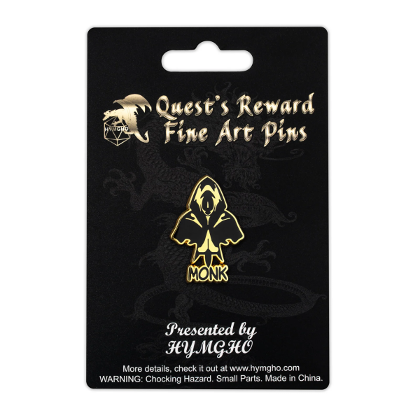 HYMGHO Dice: Quest s Reward Fine Art Class Pins - Monk Supply - Image 2