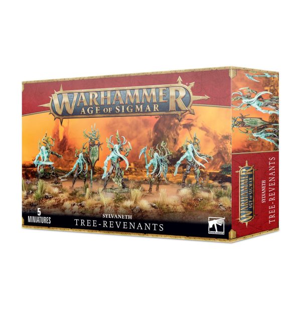 Games Workshop: Age of Sigmar - Sylvaneth - Tree-Revenants (92-14) Hot on Sale