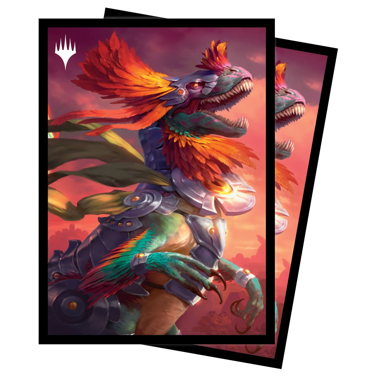 Ultra Pro: Deck Protector Sleeves (100) – Magic the Gathering – Lost Caverns of Ixalan – Pantlaza, Sun-Favored Fashion