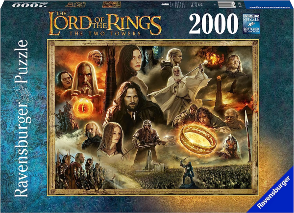 Lord of the Rings: The Two Towers 2000 Piece Puzzle Online Hot Sale