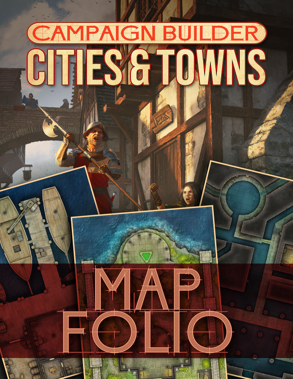Campaign Builder: Cities and Towns Map Folio Hot on Sale