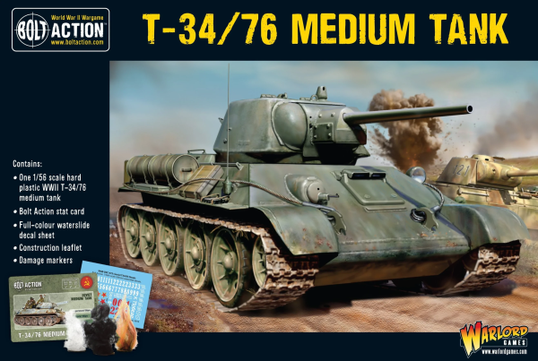 Bolt Action: T34 76 Medium Tank Sale