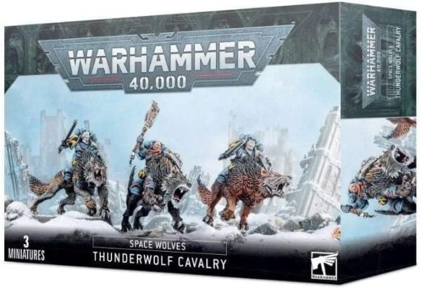 Games Workshop: Warhammer 40,000 - Space Wolves - Thunderwolf Cavalry (53-09) Online Hot Sale